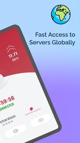 Fast access to servers around the world
