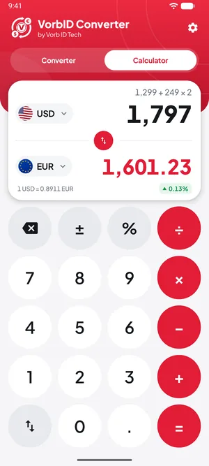 VorbID Converter calculator mode